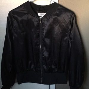 Black bomber style jacket